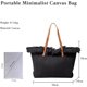 thumbnail image 3 of LHSHID Tote Bag for Women Cute Canvas Shoulder Bag Summer Vibe Beach Bag Casual Handbag Bohemian Hobo Bag with Tassels, 3 of 6