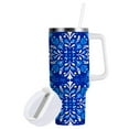 thumbnail image 2 of 40 oz Stainless Steel Tumbler Vacuum Insulated Leak Proof Stainless Steel Coffee Cup Water Bottles Blue Beautiful, 2 of 9