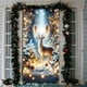 thumbnail image 4 of Cubierta de Puerta Navideña de 35 X 71 Pulgadas - Diseño de Papá Noel - Decoración Navideña para Puerta - Decoración para Festivales y Fiestas, 4 of 6