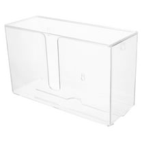 FOMIYES 1Pcs Transparent Plastic Bathroom Paper Towel Dispenser Wall Mount Holder for Home Use