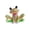 F, variant on Opvise Unisex Brooch Frog Shape Alloy Rhinestone Decor Anti-slip Bag Coat Collar Hat Scarf Decoration Clothes Pin Party Prom Garment Jewelry