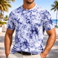thumbnail image 2 of Vetsdori Sport Shirts for Men Short Sleeve Fashion Pullover Breathable Casual Crew Neck Stylish Mens Tops Graphic, 2 of 7