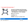 thumbnail image 2 of Housing To Cylinder Head Thermostat Housing Gasket - Compatible with 2007 - 2012 Mazda CX-7 2.3L 4-Cylinder 2008 2009 2010 2011, 2 of 2