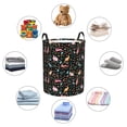 thumbnail image 6 of Goofa Cute Rabbit And Flower Printed Circular Hamper,Laundry Basket with Handles,Storage Baskets Foldable,Large Capacity Laundry Hamper-Medium, 6 of 8