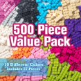 thumbnail image 1 of Set de bloques de construcción SCS Direct Friends Pastel Bricks, 500 unidades, 1 of 6