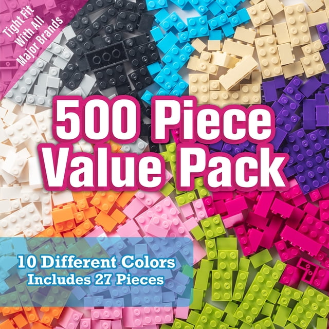 Set de bloques de construcción SCS Direct Friends Pastel Bricks, 500 unidades