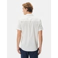thumbnail image 4 of Slim Fit Short Sleeve Classic Neck Buttoned Pocket Detail Shirt, 4 of 6