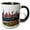 Black/White, variant on 3drose, Belgium, Brugge, Market Square, 11oz Mug