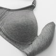 thumbnail image 3 of Arnsht Women's Plus Size Nursing Bra Maternity Sleeping Underwear Large Size Large Cup Soft Comfort Breathable Women Daily Bra Gray XXXL, 3 of 7