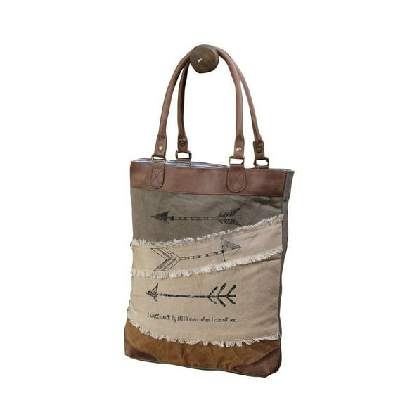 Classic Canvass Leather Handbag