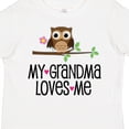 thumbnail image 4 of Inktastic Grandma Loves Me Girls Owl Girls Toddler T-Shirt, 4 of 5