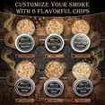 thumbnail image 3 of Kit ahumador para whisky Yodel con 6 tipos de virutas de madera y 2 vasos, 3 of 8