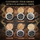 thumbnail image 3 of Kit ahumador para whisky Yodel con 6 tipos de virutas de madera y 2 vasos, 3 of 8