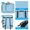 thumbnail image 4 of Uxcell 14.2" x 19.3" Art Portfolio Bag Backpack, Drawing Organizer, Light Blue, 4 of 5