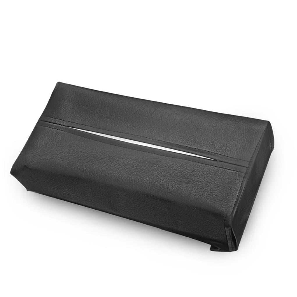 Universal Car Sun Visor Tissue Box Holder PU Leather Tissue Box Cover