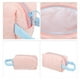 thumbnail image 3 of Bolsa de cosméticos floral duradera para mujeres Unique Bargains para vacaciones, camping y actividades al aire libre, poliéster rosa, 3 of 3