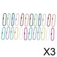 thumbnail image 1 of 3 Cadenas De Bolas Con Forma De Bola Para Llavero, Etiqueta Para Colgar, Conector Para Placa De Identificación De Perro, 100 Unidades, 1 of 8