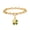 Gold-Light Green, variant on Crystal Cremation Jewelry Urn Bracelet for Ashes for Women Four Leaf Clover Urn Bangles for Pet/Human Ashes Memorial Keepsake Ash Jewelry