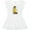 AA-White, variant on Inktastic Skateboarding Banana Funny Skater Girls Baby Dress