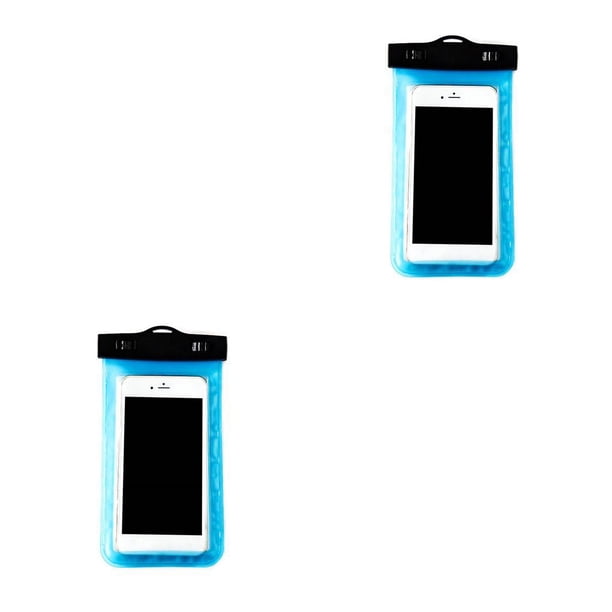Wosthever Funda impermeable para teléfono móvil, 18x10,5 cm, para 7, 8, Samsung, Azul claro 2piezas Wosthever CBP003847