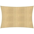 thumbnail image 5 of Lumaland Outdoor Sun Shade Sail with Fastening Ropes, Rectangle 12'x16', Sand, 5 of 5