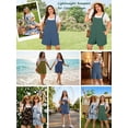 thumbnail image 5 of SHOWMALL Women Plus Size Romper Casual Jumpersuit Overall Shorts with Pockets Trendy Shortalls Geometry 4X, 5 of 10