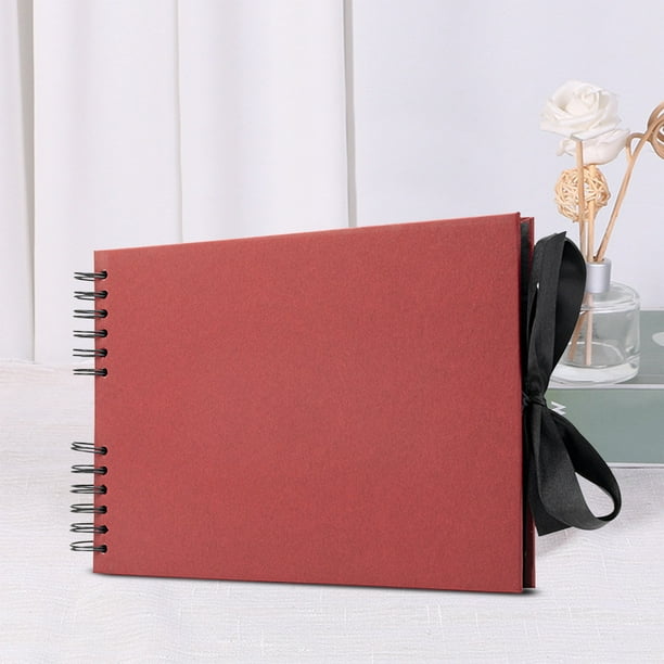 Decoración del hogar, decoración de habitaciones, álbum de fotos de recortes de 11,7 x 8,3 pulgadas, libro de visitas de boda, álbum de recuerdos de aniversario, álbum de fotos de boda para regalos de