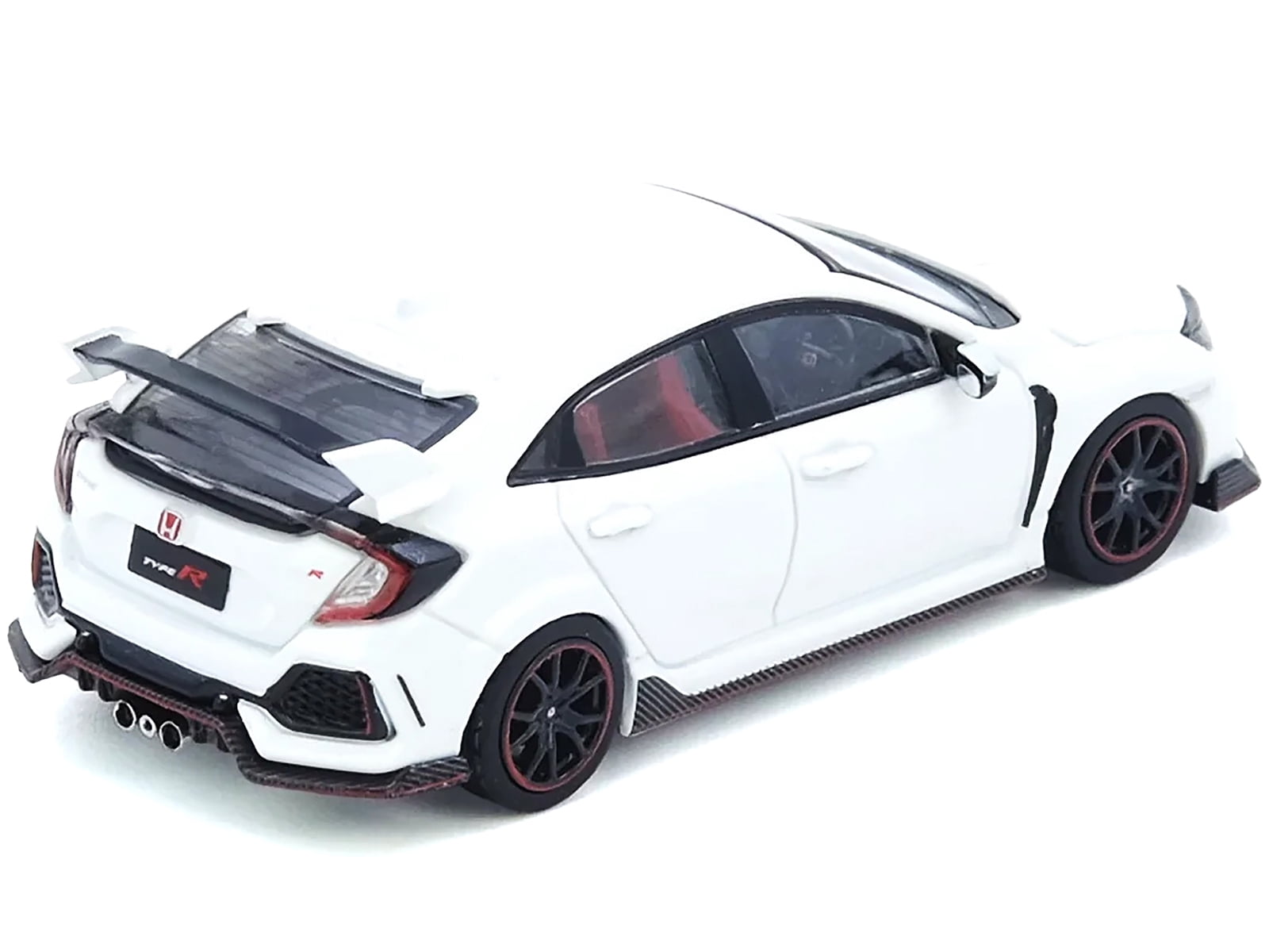 Honda Civic Type R (FK8) RHD (Right Hand Drive) White 1/64 Diecast Model Car by Inno Models