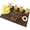 Brown Shot Board, variant on Shot Board Serving Tray, Huray Rayho Shot Glass Holder Display Storage Shot Glasses with Salt Rim Bar Wooden Tray for Liquor Birthday Party Wedding Housewarming Men Women Gifts - Natural