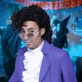 thumbnail image 3 of Peluca Fun World Purple Pain para hombres adultos, 3 of 5