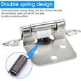 thumbnail image 7 of BUZIFU 6pcs Cabinet Door Hinges Self Closing Overlay Flush Cabinet Hinge Heavy Duty Cupboard Hinges Replacement Ball Bearing Mute, Inset Hinges with Screws for Home Decorative, 7 of 7