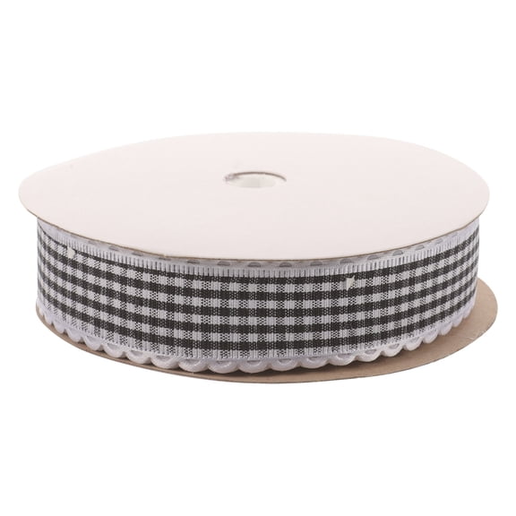 DEEPCRAFF Black Craft Ribbon for Wrapping, Home Decoration, and Ribbon
