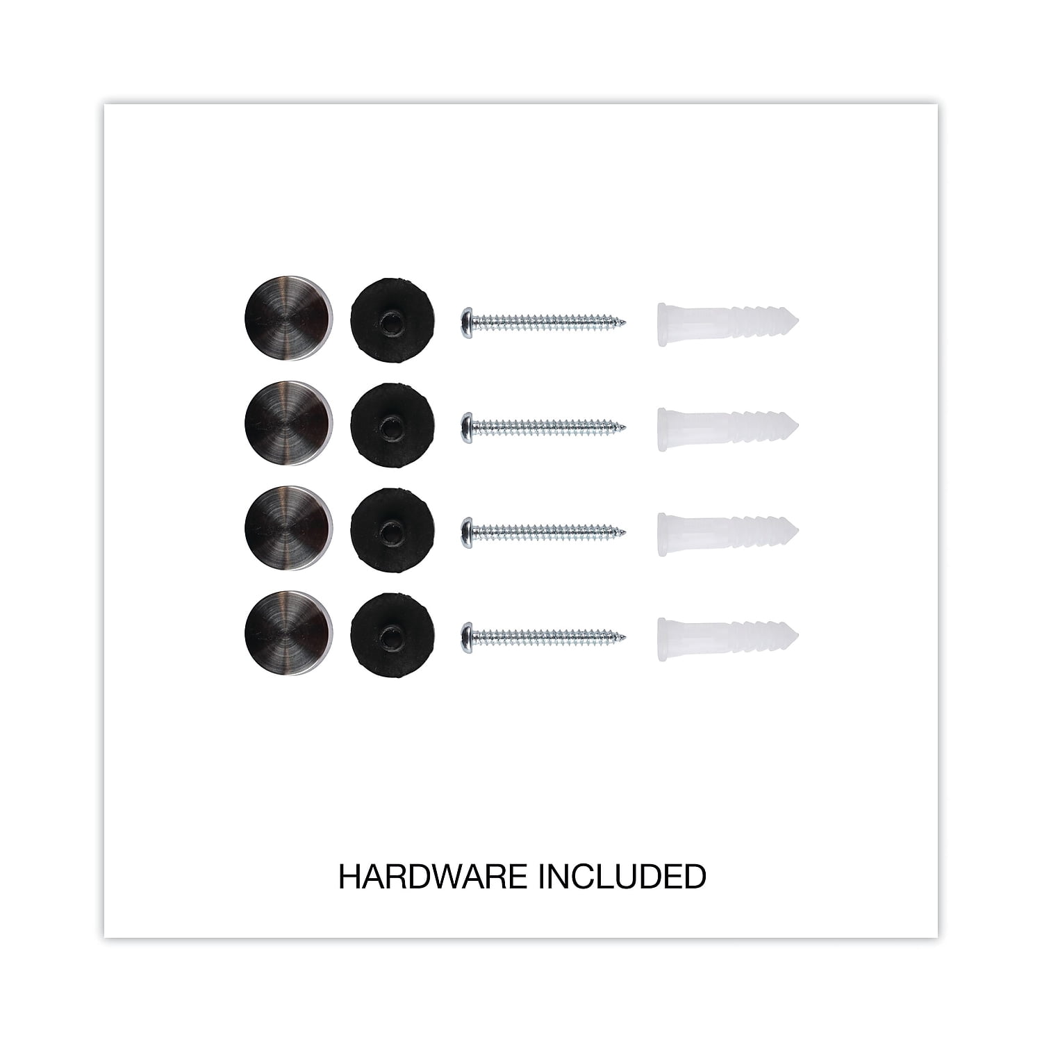 Universal UNV43232 36 in. x 24 in. Frameless Glass Marker Board - White