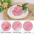 thumbnail image 3 of Uxcell 6Pcs Cheesecloth Napkins, 20x20 Inch Dusty Rose Rustic Dinner Napkins for Wedding Table Decor, 3 of 7