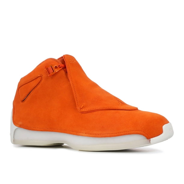 Jordan 18 orange best sale suede