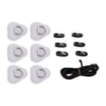 thumbnail image 1 of Stainless Steel D Ring Patch Kit, Triangular D Rings PVC Patch with Elastic Cord Hooks, Deck Rigging Kit for Inflatable Boat Kayak Dinghy SUP Surfboard Paddleboard, 1 of 7