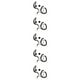 thumbnail image 2 of Monstrate Escuchar solo los auriculares Cable de audio Montaje Equipo de interfono Accesorios para auriculares Walkie Talkie Dispositivo de Type1, 2 of 6
