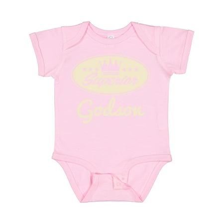 

Inktastic Godson Vintage Superior Gift Baby Boy Bodysuit