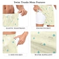 thumbnail image 5 of Men's Quick Dry Casual Beach Shorts Shower with Pockets, Lightweight Swim Trunks for Surfing Gym, 5 of 9