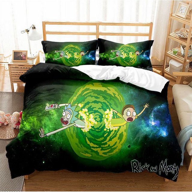 3D Digital Printing Quilt Cover Bed Sheet Pillowcase Three-piece Set Four-piece Set