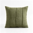 thumbnail image 2 of 18x18 Inch Solid Color Soft Pile Throw Pillow Cover Textured Square Cushion Cover for Sofa and Living Room Decor, 2 of 8