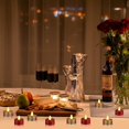 thumbnail image 3 of 24 paquetes de velas de té LED parpadeantes, velas sin llama, luces de té votivas a pilas con luz amarilla cálida para bodas, Navidad, cumpleaños, (rojo y, 3 of 5