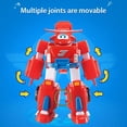 thumbnail image 3 of Super Wings 7” Robots Set Transform Vehicle With 2” Deformation Action Figure Robot  Transforming Airplane Toy Kid Birthday Gift, 3 of 6