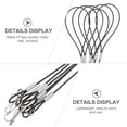 thumbnail image 3 of OULII 6 Pcs Fils en Acier Inoxydable Noirs Réutilisables pour Plantes Lumières et Usage Domestique, 3 of 3
