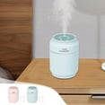 thumbnail image 1 of Iumwxz Smart Home Appliances Mini Humidifier 3-In-1 Portable Usb Humidifier with Usb Fan Led Light Auto Shut Off Protection for Home Office Car Yoga Pink Plastic Rollbacks on Essentials, 1 of 9