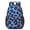 Pink and Blue, variant on Black and Brown Leopard Print 17" School Backpacks for Teens,Waterproof Oxford Fabric,S-Shape Padded Straps for School,Travel,Hiking,Camping