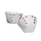 thumbnail image 2 of Protectores de dedos Zulema equipo de cuero Artificial puntera deportiva extraíble Blanco, 2 of 5