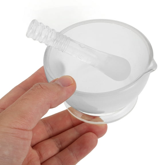 LEXSOMEO 1 Set Pestle And Glass Bowl Set Grinding Glass Container With Pestle For Kitchen Laboratory 75ml