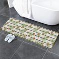 thumbnail image 5 of Christmas Kitchen Mat Rug 1 PCS Coniferous Pine Cones Cotton Linen Runner Rug Anti-Fatigue Comfort Memory Foam Standing Mat Non-Slip Floor Door Mat for Bathroom Bedroom 18x47in, 5 of 6