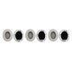 thumbnail image 5 of Moyic 1 par de almohadillas para auriculares, almohadillas para auriculares, almohadillas de cuero para auriculares, malla transpirable, estampado Type1 NO1, 5 of 6